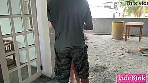 Exhibitionist Couple Screams Kinky Outdoor Fuck Fun!