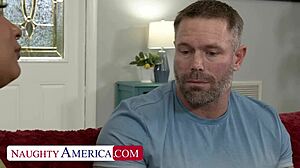 sexy ebony addis fouche rims balls licks before interracial doggystyle cum