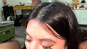 Tokyo Lynn Worships Huge BBC in Late Night Ass Quickie