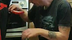 i pegged my boyfriend's ass in kitchen field bathroom ass to mouth