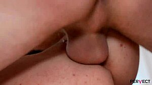 Skinny Petite Tabitha Poison Bent for Interracial Double Penetration Threesome