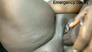 Emergencycandy's dripping wet pussy begs for fisting toys