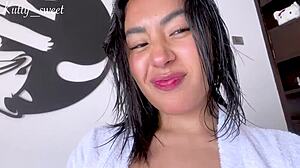 stroke to my creamy pussy during ovulation dirty talk closeup