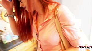 hey nerdy redhead olivia x, suck and ride this juicy dick