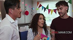 hey stepmom wants that family anal gangbang birthday bang