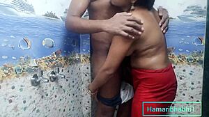 Indian Bhabhi's Steamy Bathroom Moments