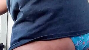 Husband Loves Wearing Wife's Teasing Panties