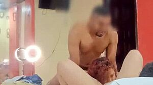 Husband eats friend while she sucks