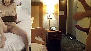 hotwife vacation bareback with hung bartender's monster cock