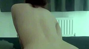 hey watch this petite amateur teen masturbate solo with dildo pov