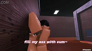 gloryhole bitch takes monster cock pounding till big tits shake