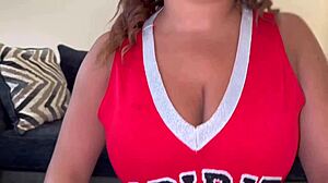 Pervy Stepdad Creampies Thick Cheerleader Stepdaughter after Practice in Socks