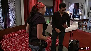 Big Natural Tits Cougar Seduces Virgin Guy Home Fuck