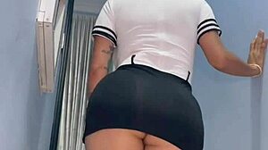 Pilot lingerie lures boyfriend's cock deep into my big ass