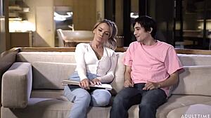 pristine edge rides stepson cock all night long!