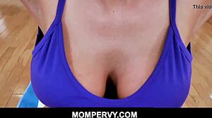 big tits inked milf stepmom yoga fits stepson's cock pov brooklyn chase