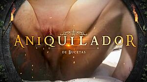 Wife's cousin anniversary fuck—pussy ass holes stretched screaming huge