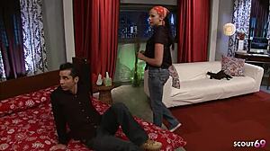 Big Natural Tits Cougar Seduces Virgin Guy Home Fuck