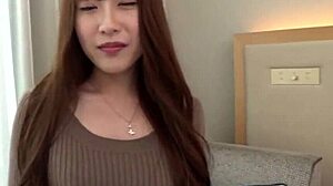 hakata babe squirts wildly from sensitive tits before creampie rounds