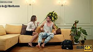 RIM4K RUSSIAN MISTRESS RIMJOB IN HEELS STOCKINGS FOR FETISH FIT