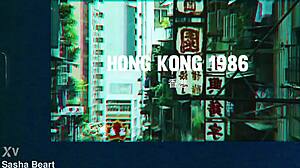 Russian street whore's tight ass smashed hard in Hong Kong dorm surprise