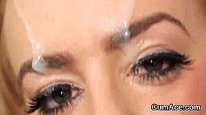 i love jizz facials swallowing every drop yum