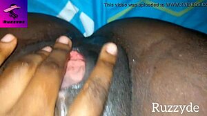 early morning garage fingering unwashed creamy pussy ruzzyde