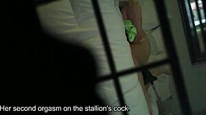 Stepmom sneaks dildo for hidden orgasm fun