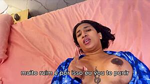 Madrasta's tight pussy only for dad but horny son fucks wet