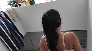 Big Ass Roomie Teases Curves For Me Seductively