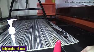 Asian Shemale Bua Toys Ass Then Sucks Cock Passionately