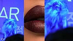 dancing china girl shakes leather pants teasingly?