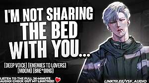 forced to share bed with cocky enemy m4f audio roleplay boyfriend