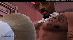 Latina Hooker Deepthroats Thug's Monster Black Cock Rough Oral