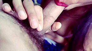 bf creampies my hairy wet pussy after hard licking fuck