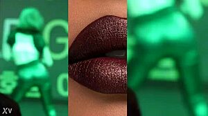 dancing china girl shakes leather pants teasingly?