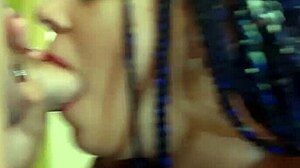 stepsister sucks cock deep in shower till i cum hard