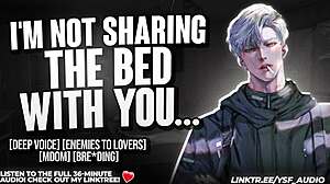 forced to share bed with cocky enemy m4f audio roleplay boyfriend
