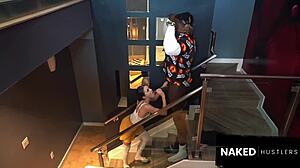 star athlete breaks rules fucking head cheerleader cowgirl on monster bbc