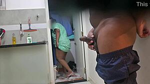 Blowjob By Desi Maid Sucking Owner's Cock