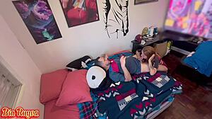 Flamenguista bent over taking Bayer's monster cock live intriguing twist