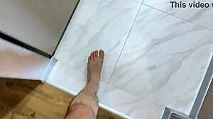 Stepmom spies horny stepson then rides his tight pussy cock missionary homemade russian