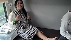 Chubby asian milf bent over train doggy by monster cock