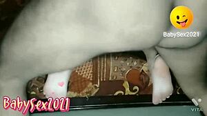 my step sister shows me how to fuck while watching tv together