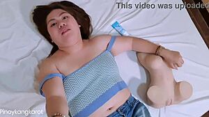 sweet neighbor slurps my cock then rides tantaly doll pussy hard