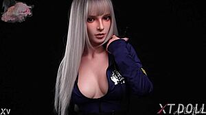 hannah's blonde police slut body exposed naked xtdoll sexdoll 164c curves