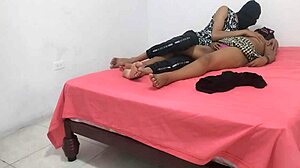 friend's tall latina sis alone craves my huge cock fun