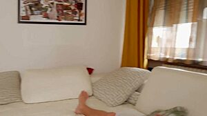 Naughty Redhead Nurse Seduces Patient with Handjob Turning into Cum-Covered Pretty Play