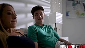 Step mom craves step son's cum deep inside her