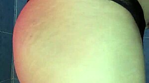 Sexy Mexican Model Dances in Satin Thong Bra Panties Pantyhose Tease